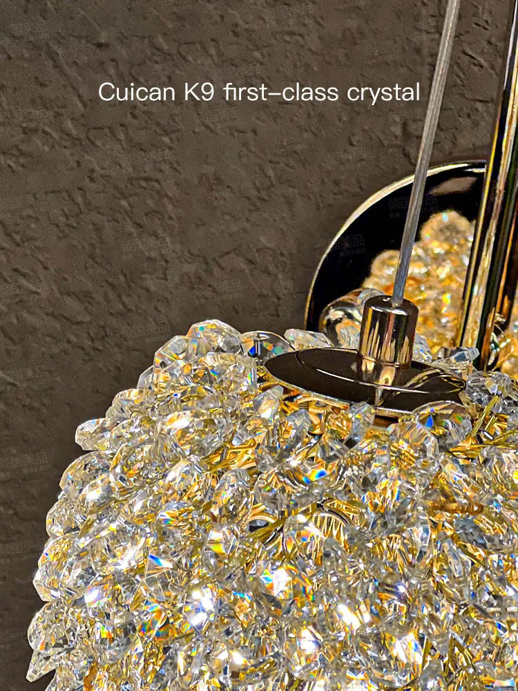 Applique en cristal de luxe - Éclairage raffiné pour votre intérieur