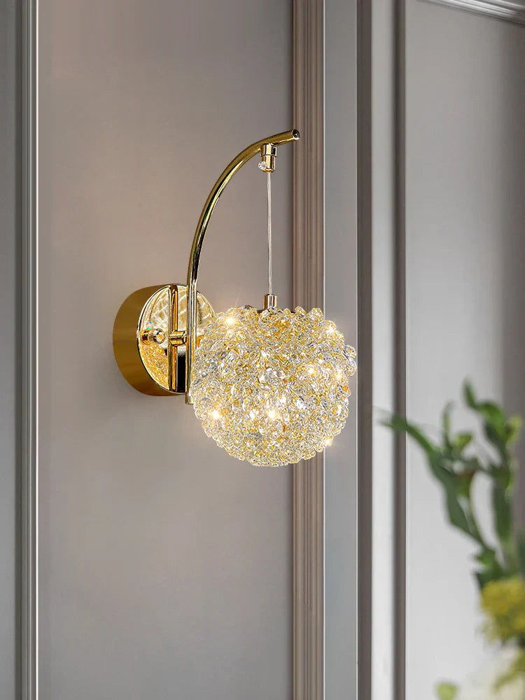 Applique en cristal de luxe - Éclairage raffiné pour votre intérieur