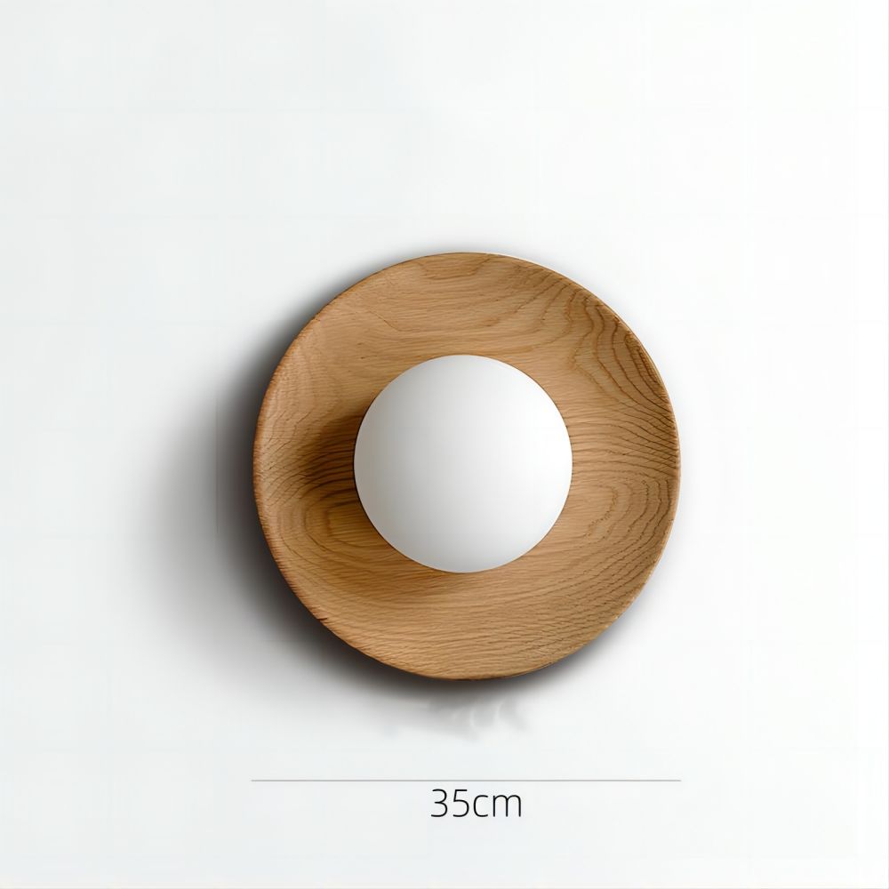 Floroux Applique Murale Simple Blanche