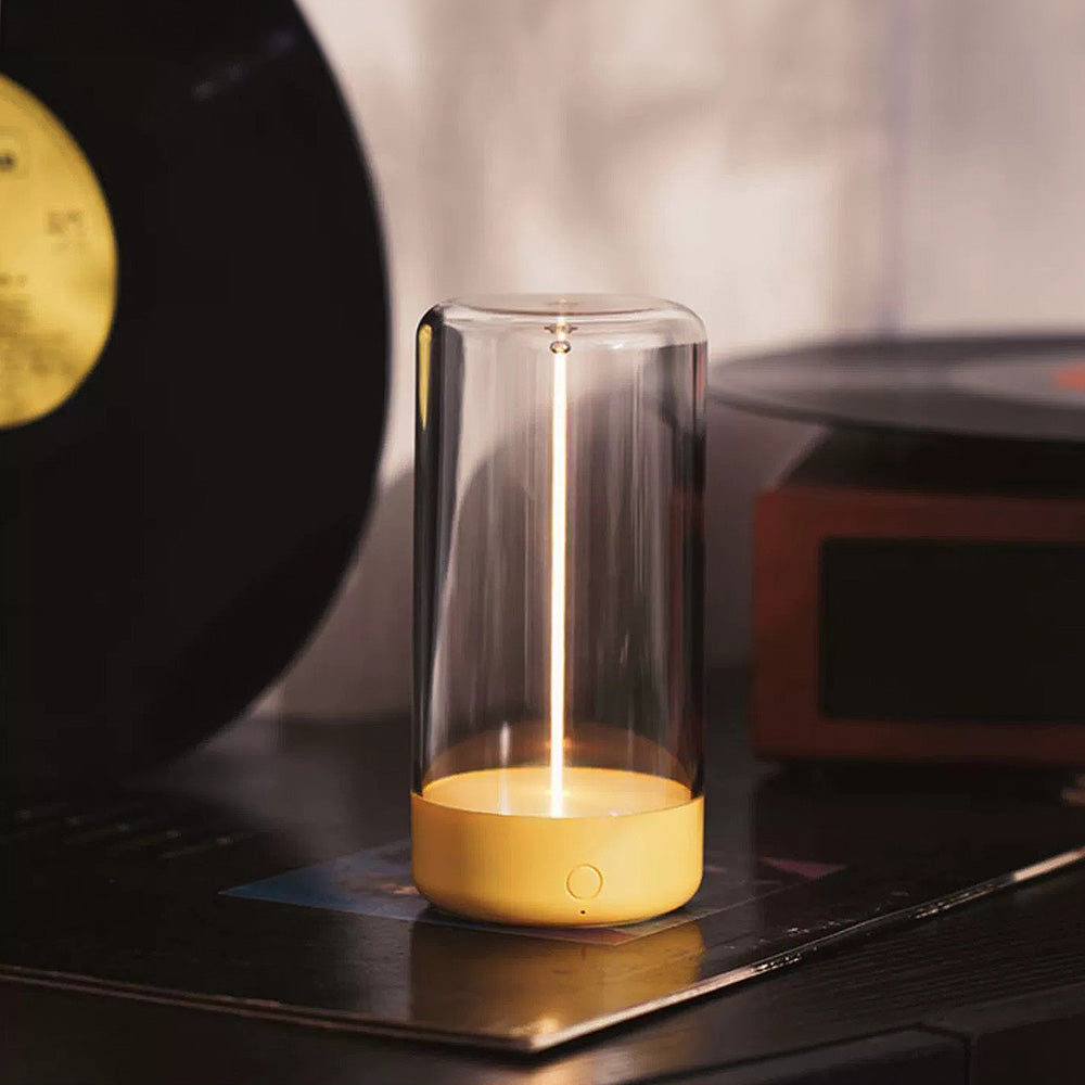 Floroux – Lampe de table LED rechargeable élégante avec contrôle tactile