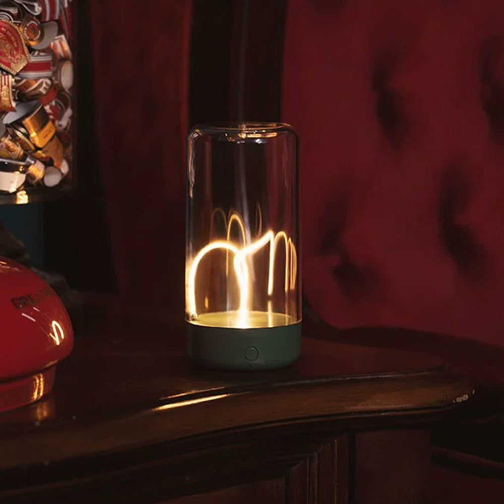 Floroux – Lampe de table LED rechargeable élégante avec contrôle tactile