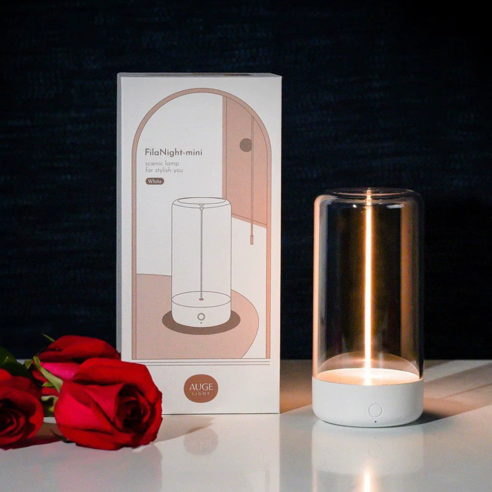 Floroux – Lampe de table LED rechargeable élégante avec contrôle tactile