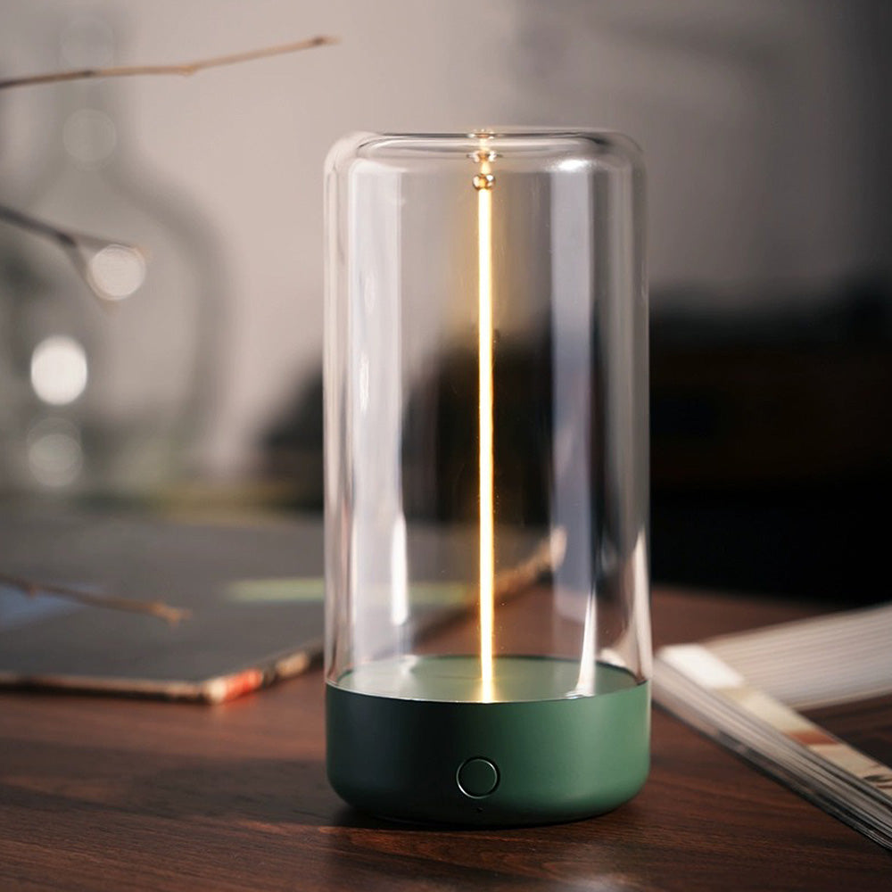 Floroux – Lampe de table LED rechargeable élégante avec contrôle tactile