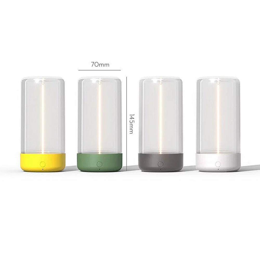 Floroux – Lampe de table LED rechargeable élégante avec contrôle tactile