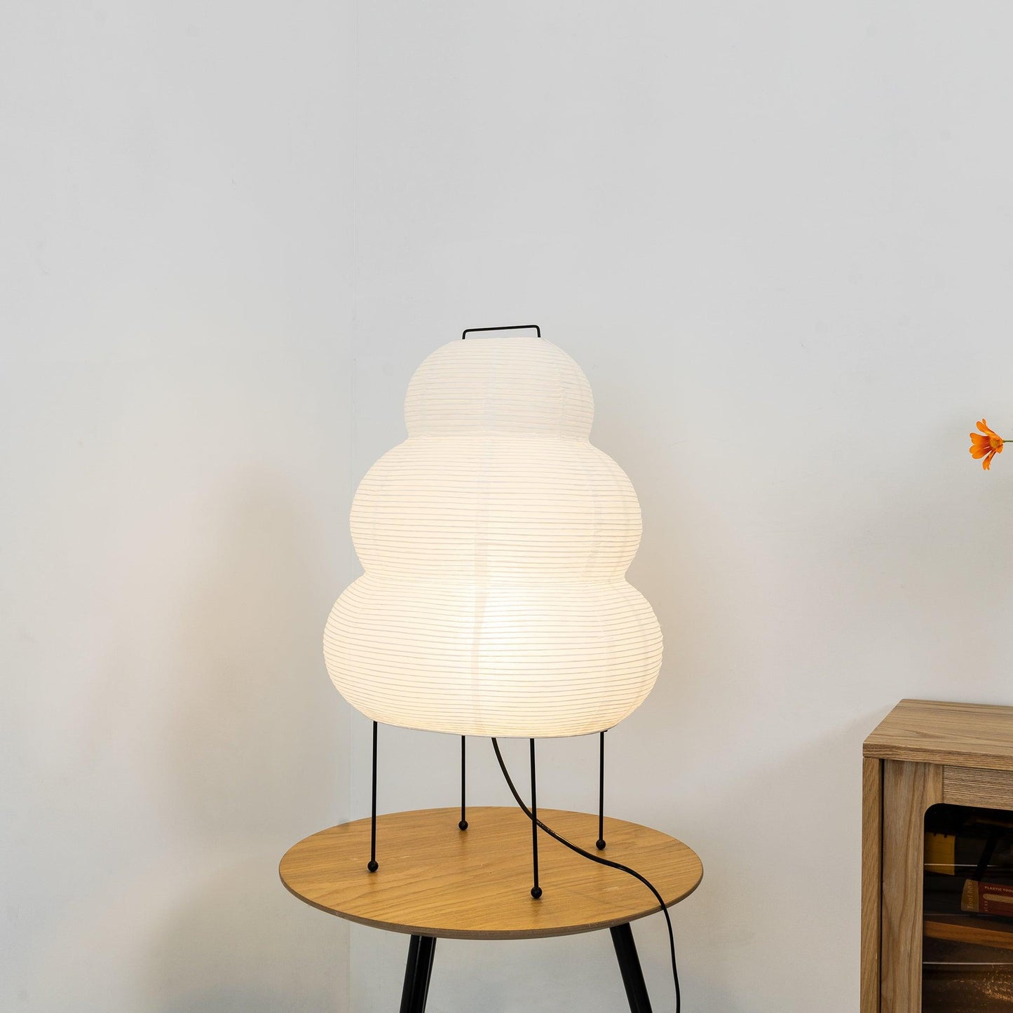 Floroux Washi Table Lamp | Handcrafted Lighting | Japanese Design | Natural Elegance