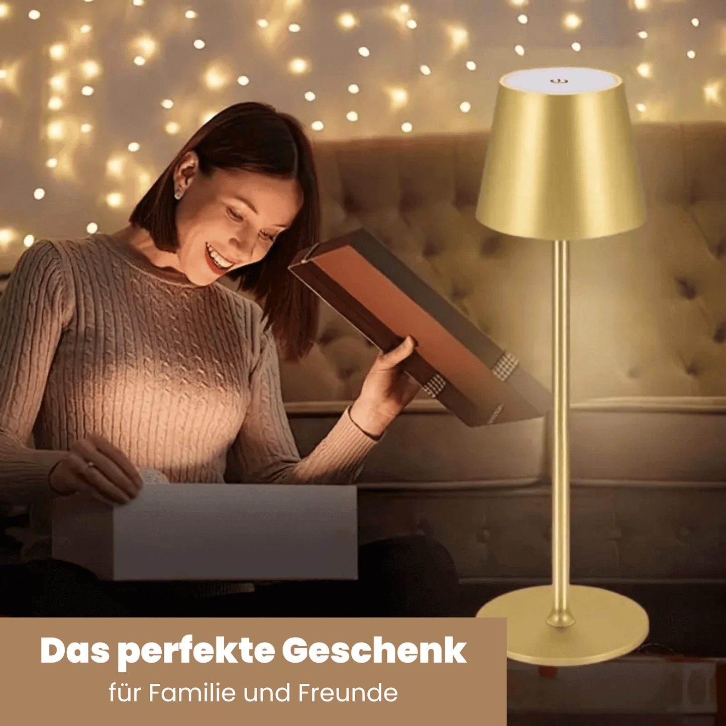 Floroux LED lampe de table – Sans fil, commande tactile & lumière dimmable