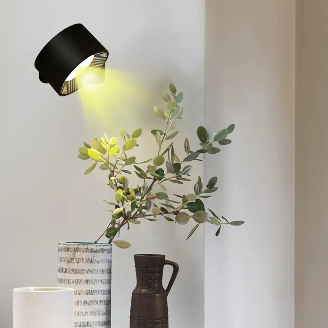 LumiFree - Lampe Murale Rechargeable sans Fil à 360°