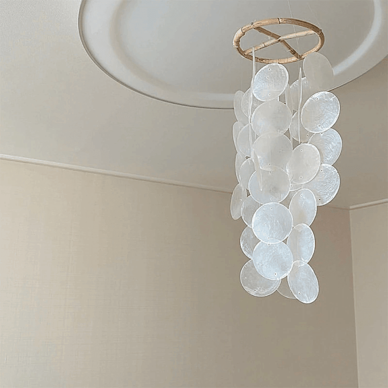 Floroux Mobile de chambre de bébé fait à la main | Mobile coquillage | Sons apaisants