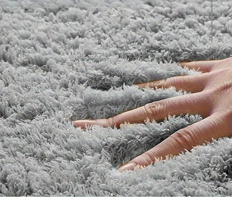 Floroux - Tapis de bain doux, épais et très absorbant