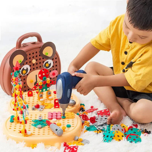 BuildMaster ToolBox – Ensemble de jeu Montessori créatif pour enfants