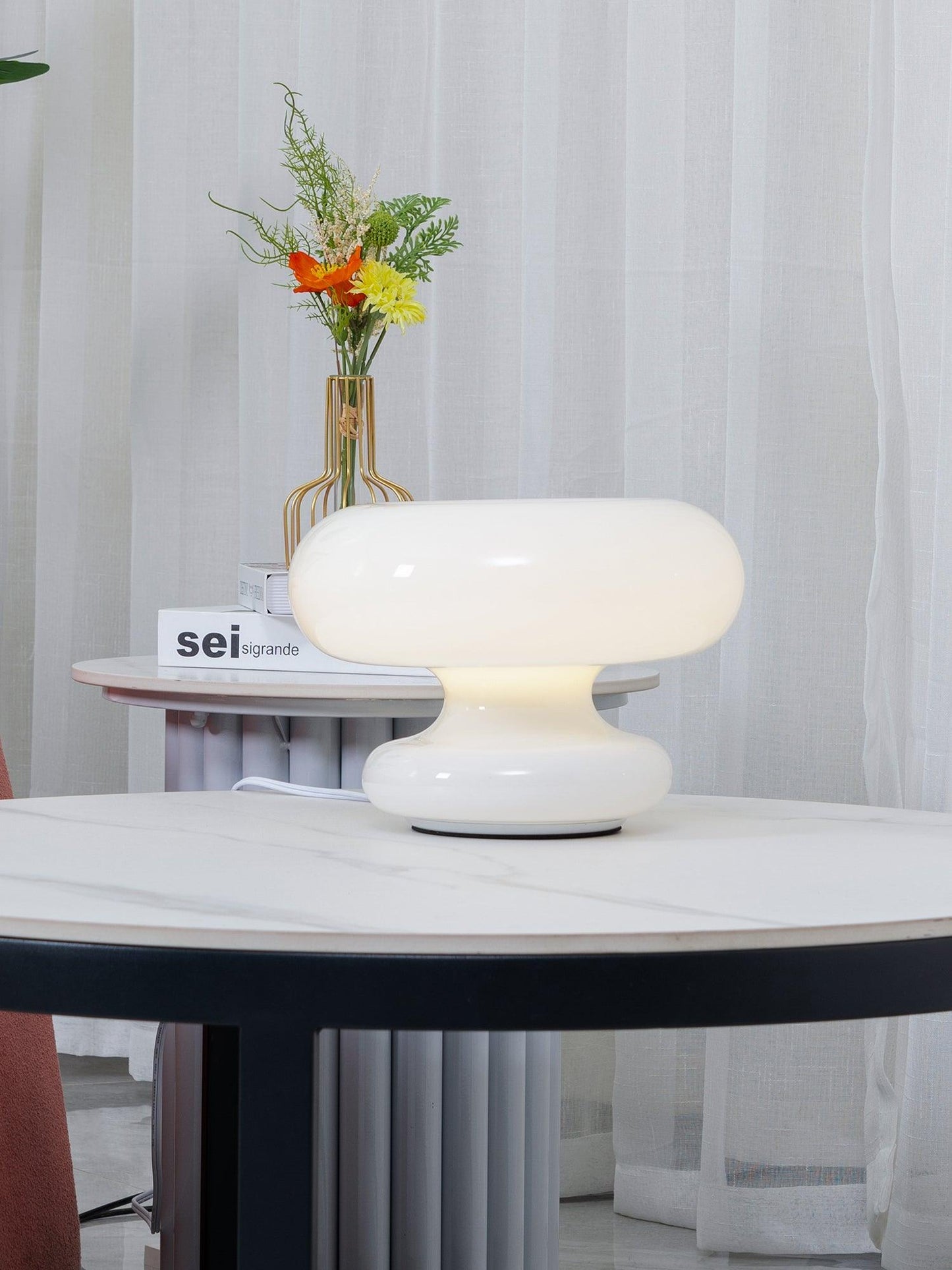 Floroux – Lampe de table moderne Soft Glow pour une atmosphère chaleureuse