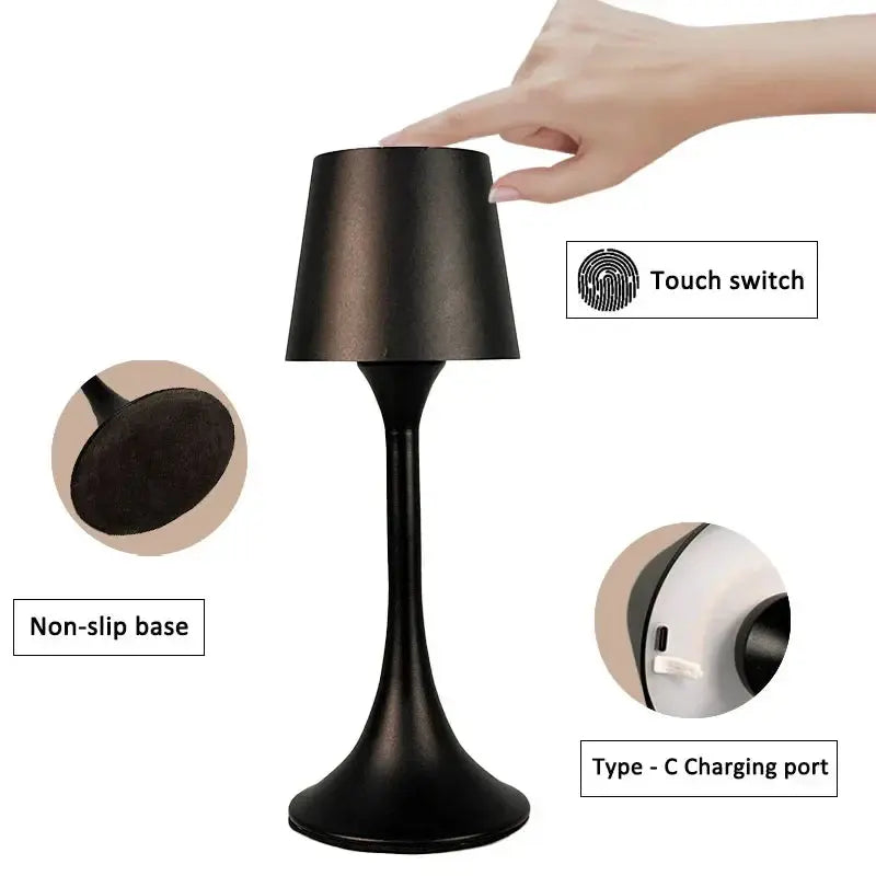 LumiÉtoile - Lampe de Table Nocturne Portable