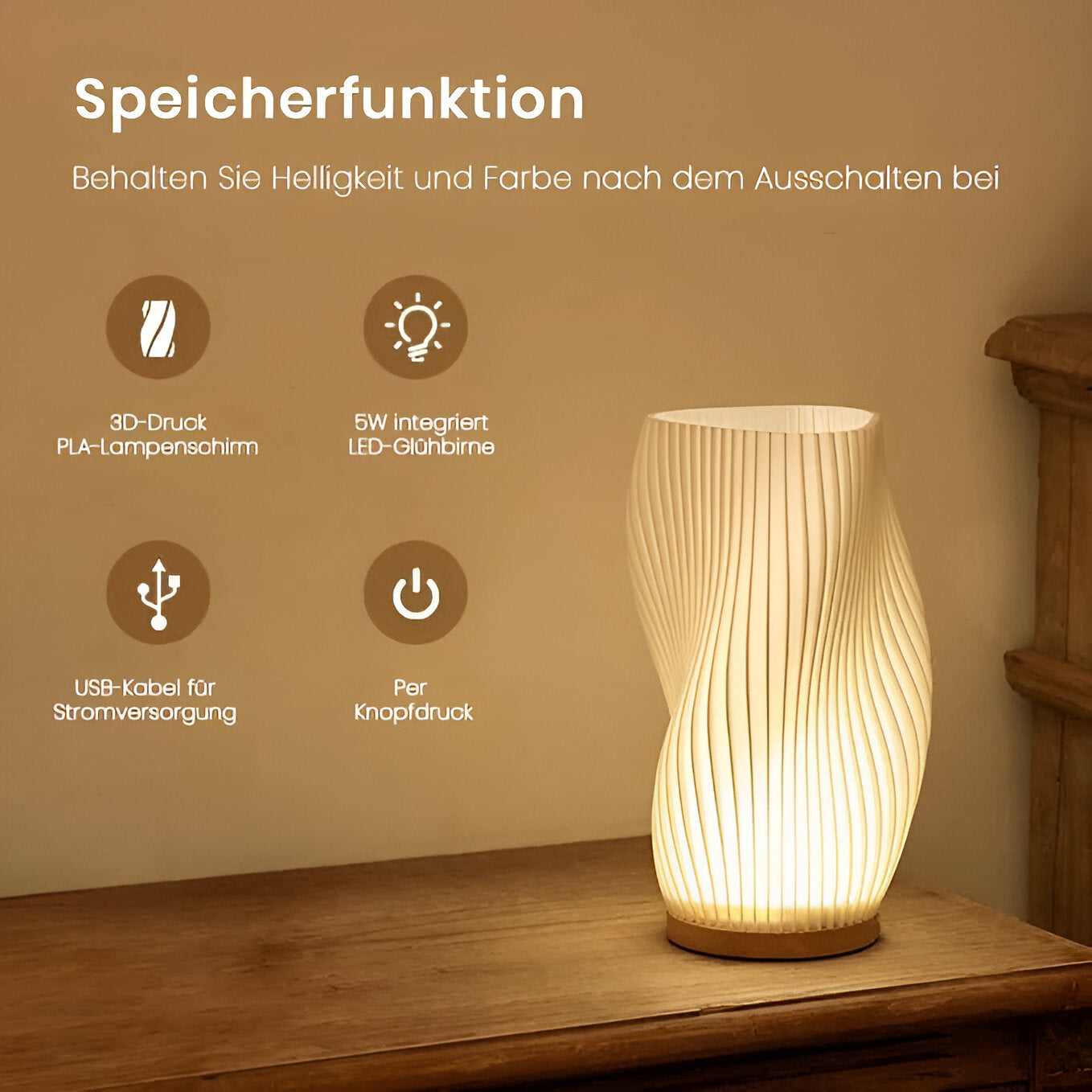 LAMPE FLO III D Wave