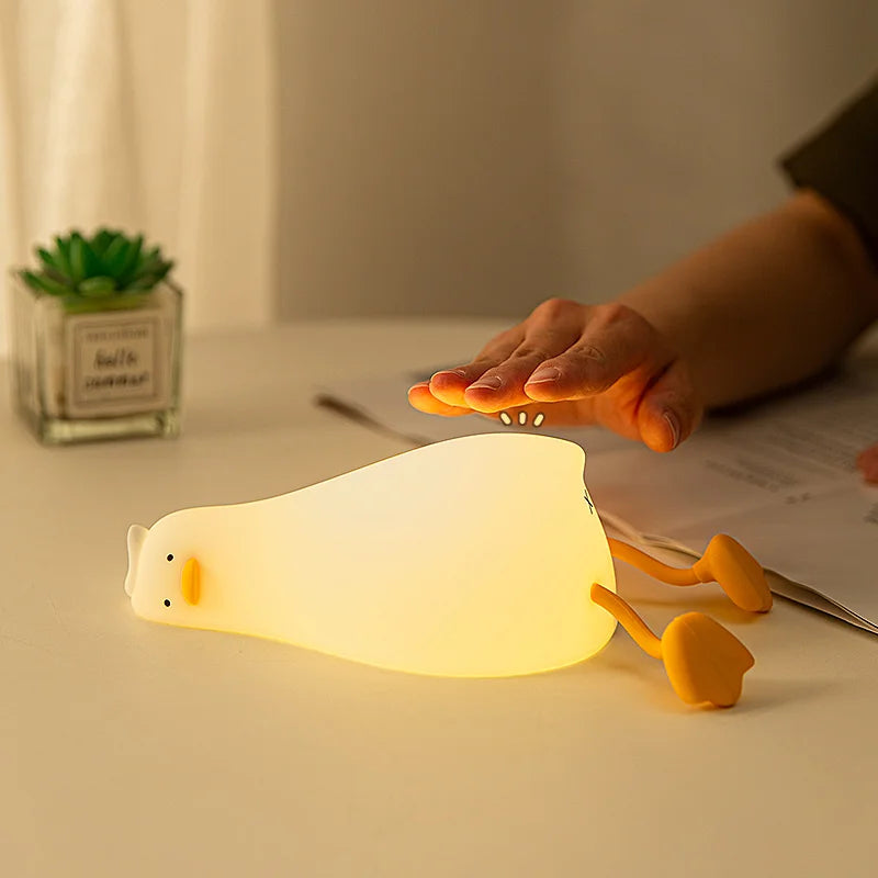 Floroux LED Canard-Lampe d'ambiance | Lampe de nuit amusante | Déco LED pour la maison & la chambre d'enfants
