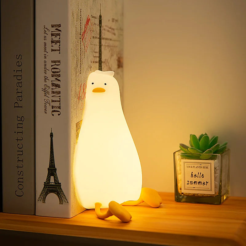 Floroux LED Canard-Lampe d'ambiance | Lampe de nuit amusante | Déco LED pour la maison & la chambre d'enfants