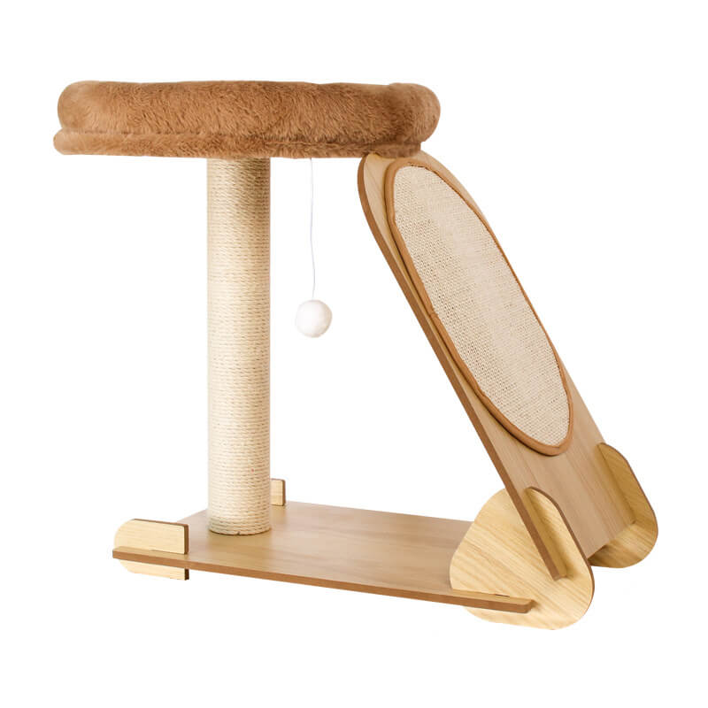 Arbre à chat durable pour grimper avec poteau à griffer en sisal