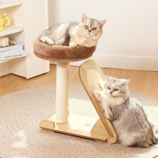 Arbre à chat durable pour grimper avec poteau à griffer en sisal