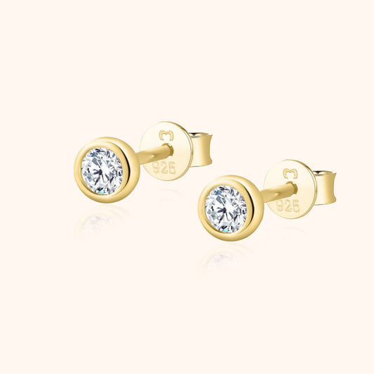 Amira Élégante Boucles d'Oreilles Circulaires Compactes