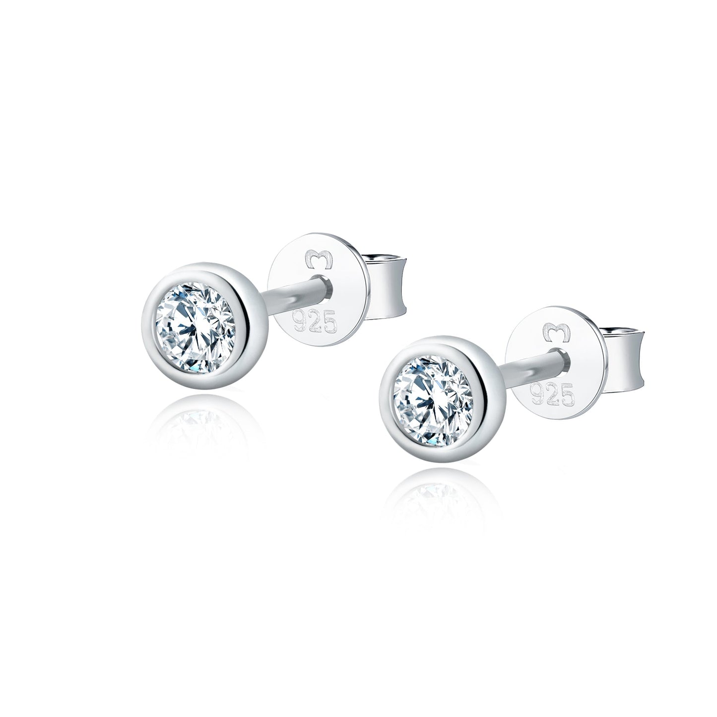 Amira Élégante Boucles d'Oreilles Circulaires Compactes