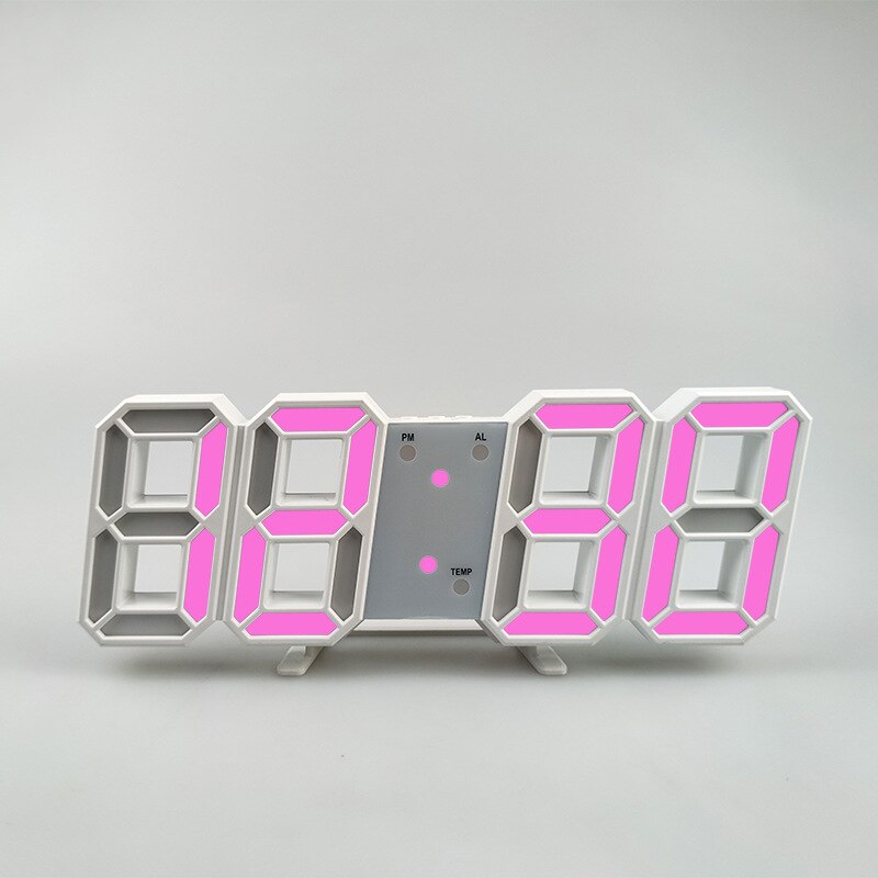 Horloge murale numérique LED avec des fonctions modernes