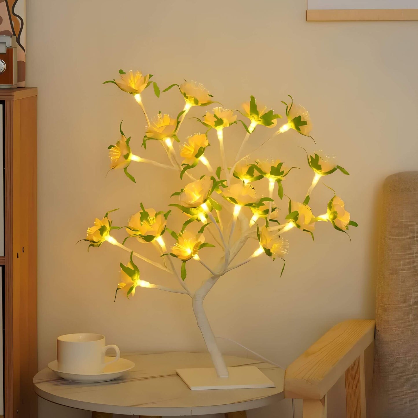 Lampe de table au design d'arbre enchanteur