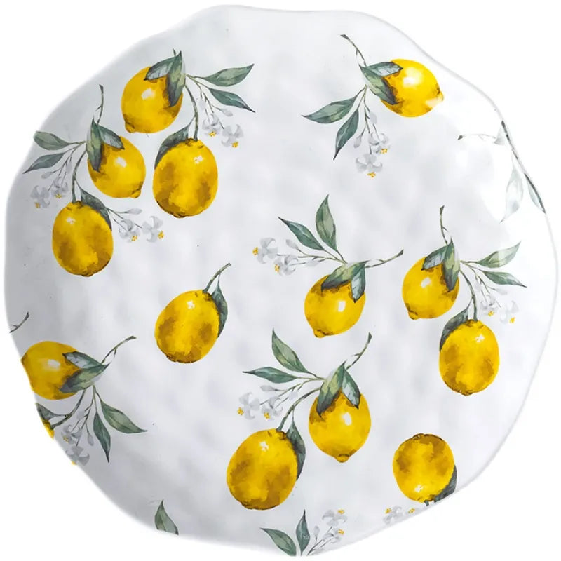 Floroux - Assiette en céramique européenne Citron