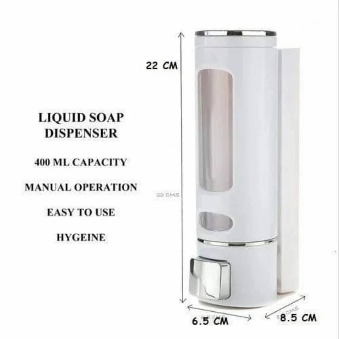 Pompe à savon manuelle murale de 400 ml