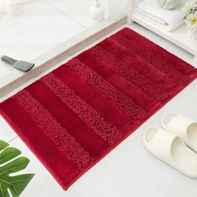 Tapis de bain en chenille