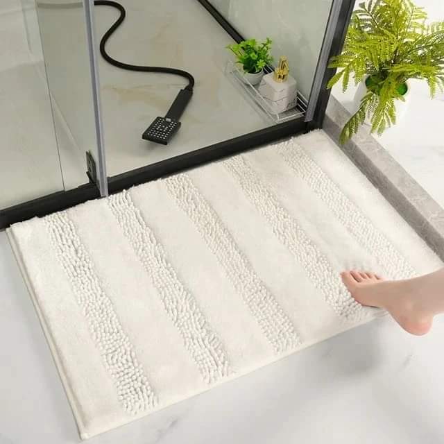 Tapis de bain en chenille