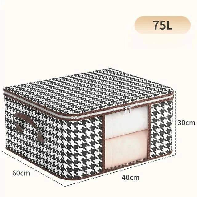 Organisateur en tissu large pliable 2en1