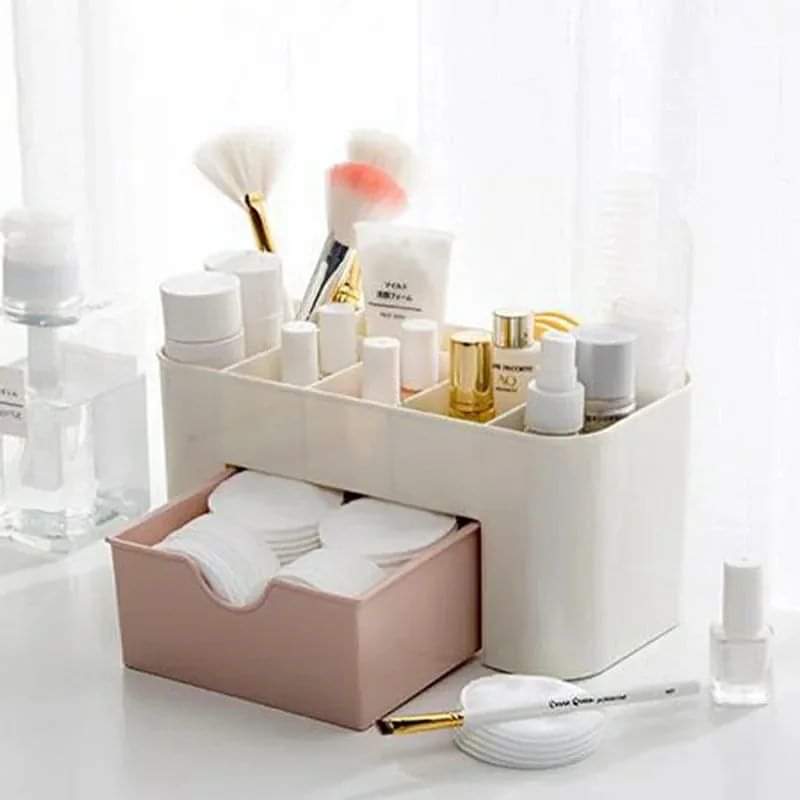 Organisateur de maquillage mini crème avec tiroir pêche noir