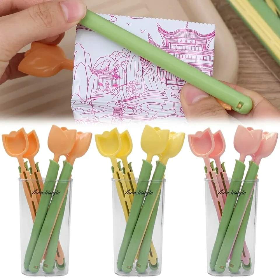 5pcs Clips de rangement alimentaire magnétiques pour réfrigérateur