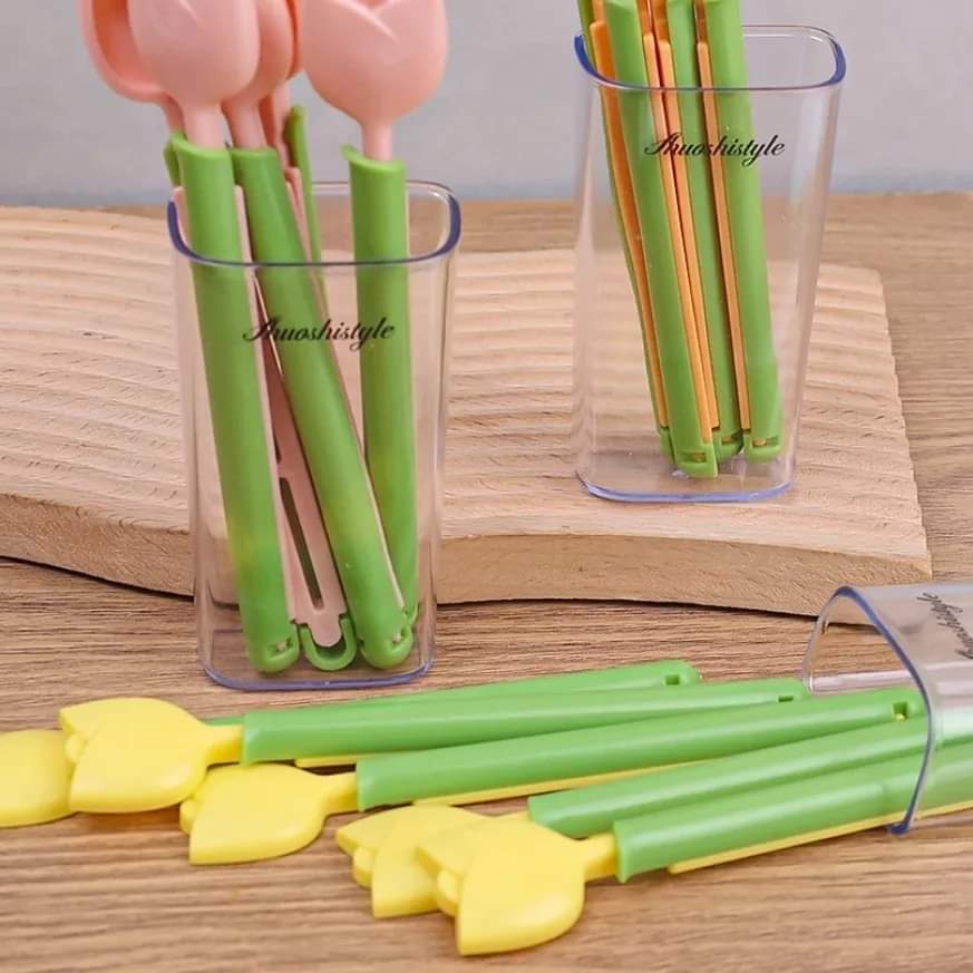 5pcs Clips de rangement alimentaire magnétiques pour réfrigérateur