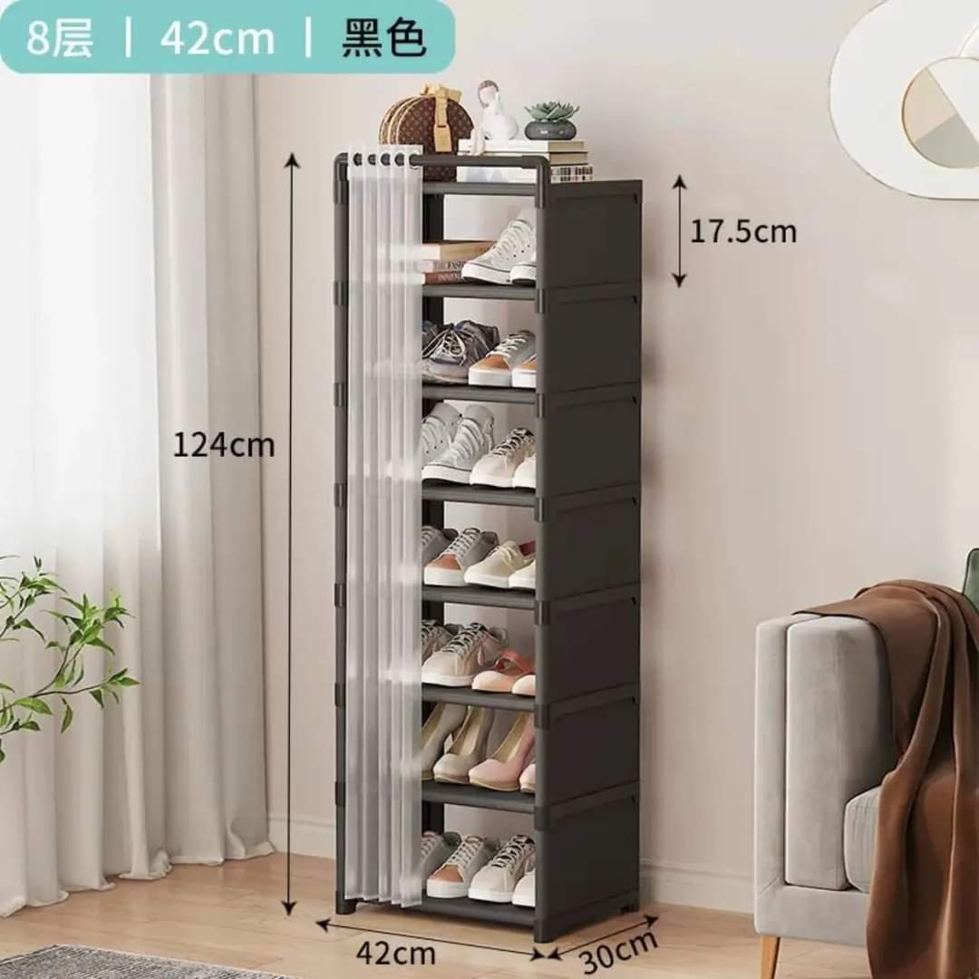 organisateur de rangement à chaussures à 8 couches