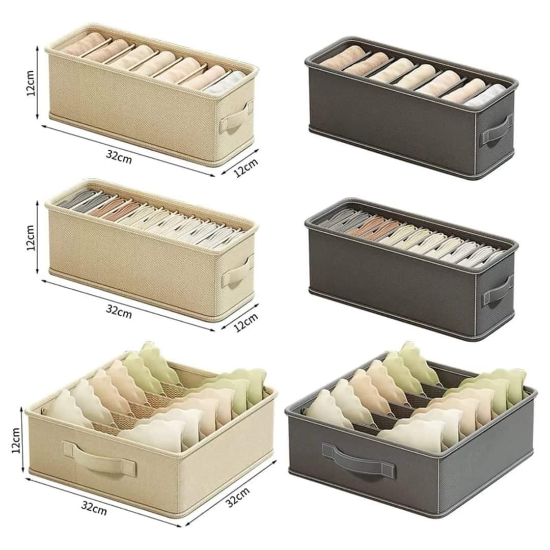 ensemble de 3 pièces Boîte de rangement pour soutiens-gorge/ sous-vêtements