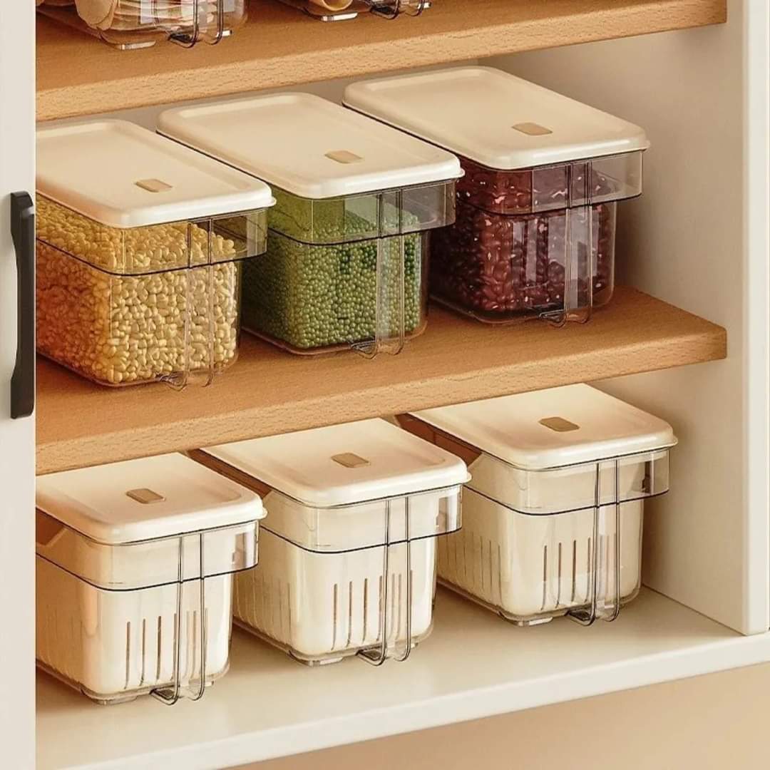 Boîte de rangement en acrylique / organisateurs de réfrigérateur