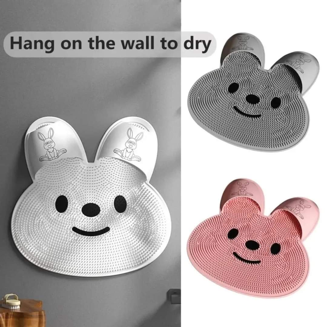 Tapis de bain antidérapant avec grattoir