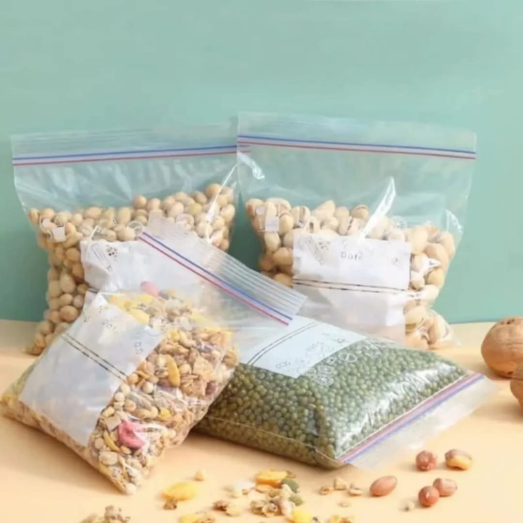 Sacs de congélation Ziplock.