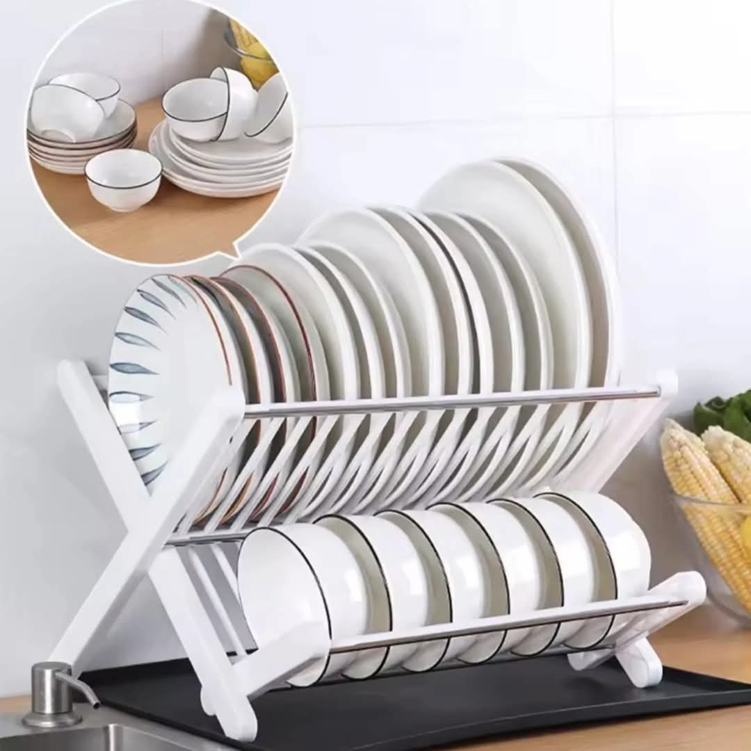 Égouttoir à vaisselle pliable