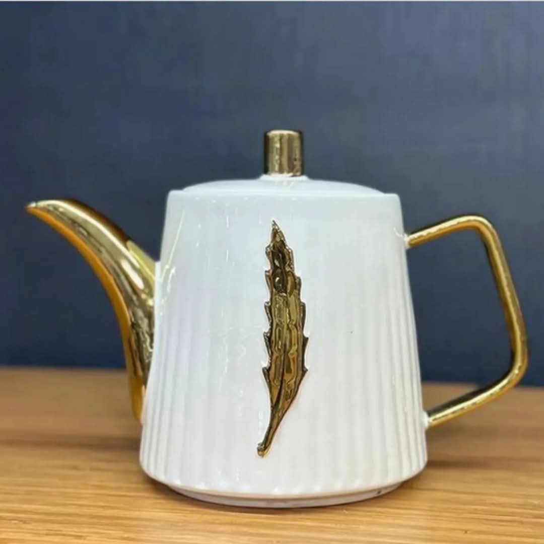 1000ml Gold Line Bouilloire en céramique