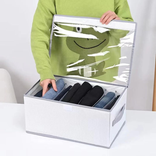 organisateur de jeans 8 cases avec couvercle