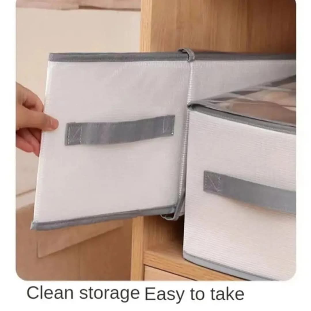 organisateur de jeans 8 cases avec couvercle