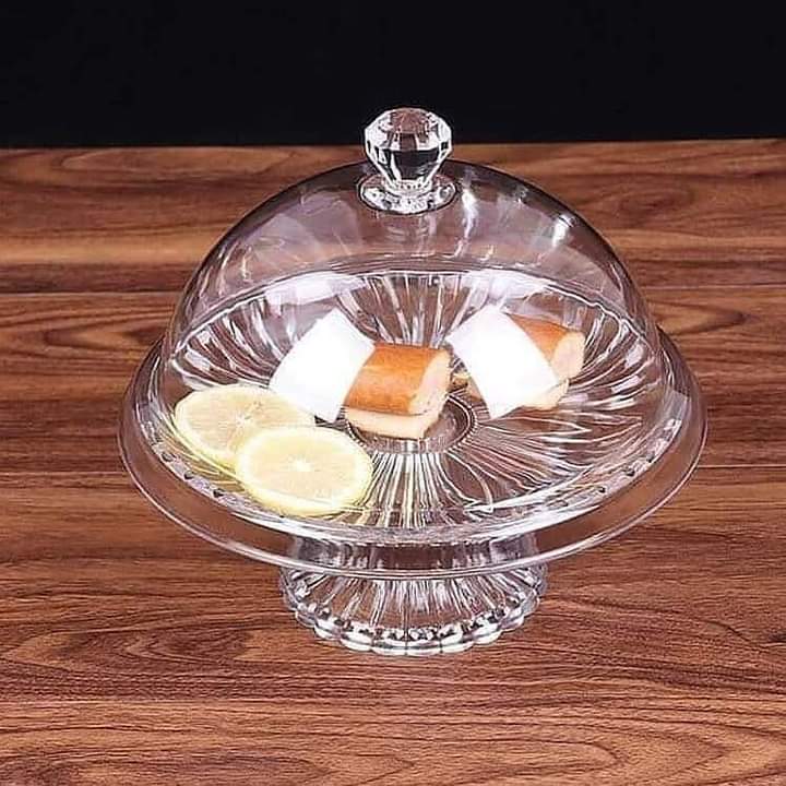 Couvercle de gâteau en acrylique