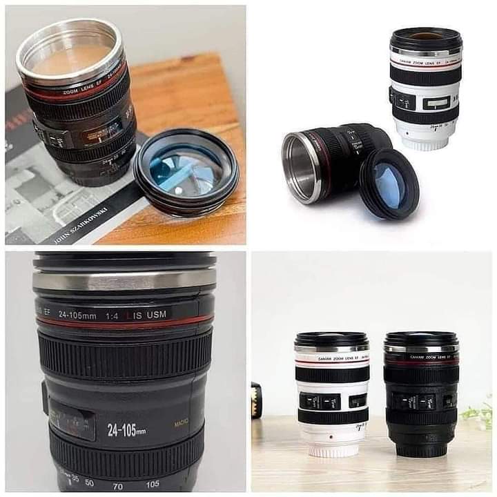 Tasse thermo en forme de caméra