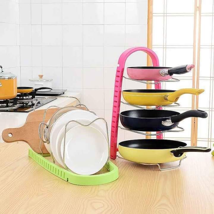 Organisateur de poêles / casseroles à 3 couches