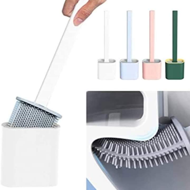 Ensemble de brosses de toilette en silicone