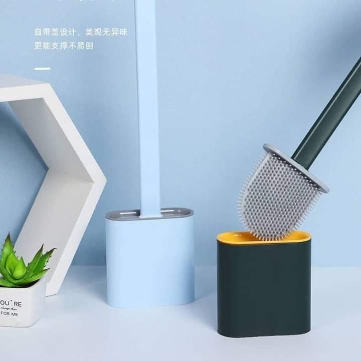 Ensemble de brosses de toilette en silicone