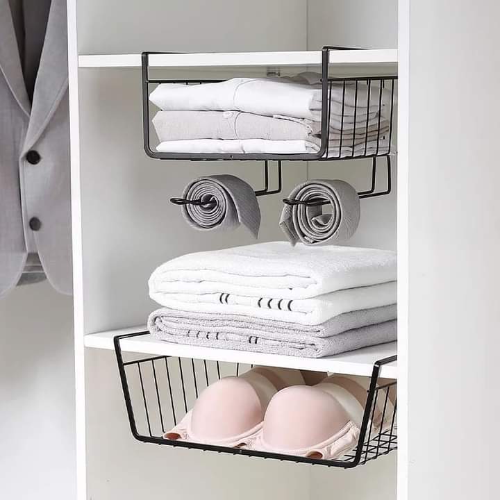 Étagère en métal sous cabinet multifonctionnelle