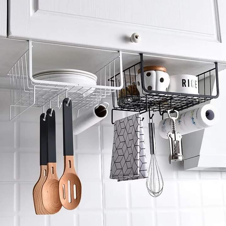 Étagère en métal sous cabinet multifonctionnelle