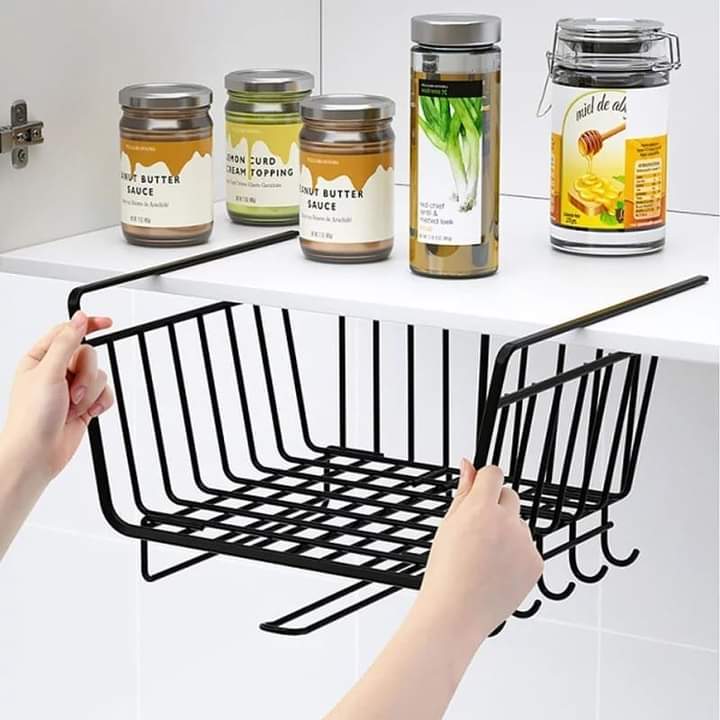 Étagère en métal sous cabinet multifonctionnelle